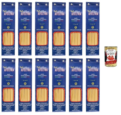 Afeltra Pasta di Gragnano I.G.P Spaghettini I.G.P. Grießnudeln 12x 500gr + Italian Gourmet polpa 400g Afeltra Pasta di Gragnano I.G.P Spaghettini I.G.P. Grießnudeln 12x 500gr + Italian Gourmet polpa 400g von Italian Gourmet E.R.