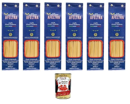 Afeltra Pasta di Gragnano I.G.P Spaghettini I.G.P. Grießnudeln 6x 500gr + Italian Gourmet polpa 400g Afeltra Pasta di Gragnano I.G.P Spaghettini I.G.P. Grießnudeln 6x 500gr + Italian Gourmet polpa 400g von Italian Gourmet E.R.