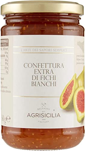 Agrisicilia Confettura Extra di Fichi bianchi Weiße Feigen Extra Konfitüre - 6x 360 g von Italian Gourmet E.R.