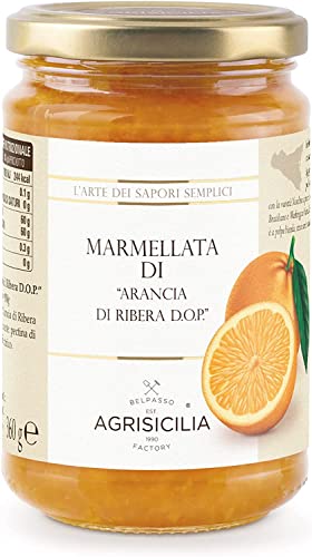 Agrisicilia Marmellata di Arancia di Ribera Dop - Ribera Dop Orangenmarmelade 6x 360 G von Italian Gourmet E.R.