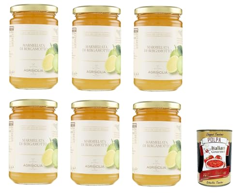 Agrisicilia Marmellata di Bergamotto, Bergamot- marmelade, jam marmelade, 6x 360g + Italian Gourmet polpa 400g Agrisicilia Marmellata di Bergamotto, Bergamot- marmelade, jam marmelade, 6x 360g + Italian Gourmet polpa 400g von Italian Gourmet E.R.