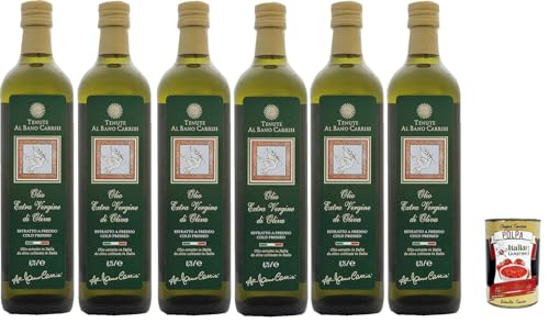 Albano Carrisi Olio extra vergine di oliva, kaltgepresst natives Olivenöl extra 100% italienisch. 6x 0.75cl + Italian Gourmet polpa 400g Albano Carrisi Olio extra vergine di oliva, kaltgepresst natives Olivenöl extra 100% italienisch. 6x 0.75cl + Italian Gourmet polpa 400g von Italian Gourmet E.R.