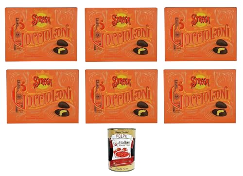 Alberti Strega Goccioloni allo Strega Packung mit 15 Stück – 6 x 195 g Dunkle Schokolade gefüllt mit Strega-Likör + Italian gourmet polpa 400g Alberti Strega Goccioloni allo Strega Packung mit 15 Stück – 6 x 195 g Dunkle Schokolade gefüllt mit Strega-Likör + Italian gourmet polpa 400g von Italian Gourmet E.R.
