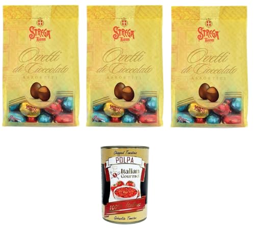 Alberti Strega Ovetti di Cioccolato assortiti Verschiedene Schokoladeneier 3x200g+ Italian Gourmet polpa 400g Alberti Strega Ovetti di Cioccolato assortiti Verschiedene Schokoladeneier 3x200g+ Italian Gourmet polpa 400g von Italian Gourmet E.R.