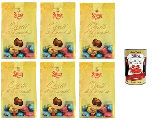 Alberti Strega Ovetti di Cioccolato assortiti Verschiedene Schokoladeneier 6x200g+ Italian Gourmet polpa 400g Alberti Strega Ovetti di Cioccolato assortiti Verschiedene Schokoladeneier 6x200g+ Italian Gourmet polpa 400g von Italian Gourmet E.R.