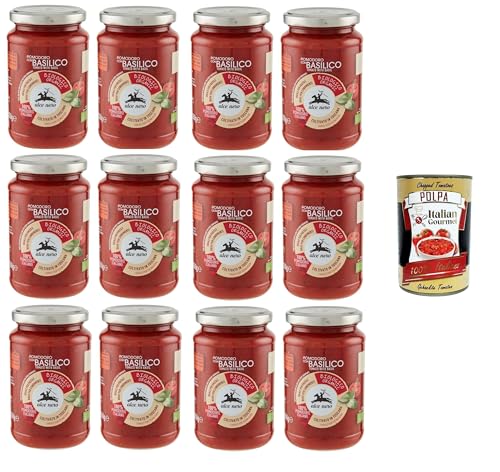 Alce Nero Pomodoro con basilico Tomate mit Basilikum 12x350gr +Italian Gourmet polpa 400g Alce Nero Pomodoro con basilico Tomate mit Basilikum 12x350gr +Italian Gourmet polpa 400g von Italian Gourmet E.R.