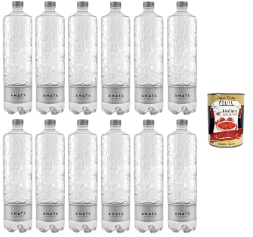Amata- Acqua Minerale Naturale Natürliches Mineralwasser Special Edition 12x1lt + Italian Gourmet polpa 400g Amata- Acqua Minerale Naturale Natürliches Mineralwasser Special Edition 12x1lt + Italian Gourmet polpa 400g von Italian Gourmet E.R.