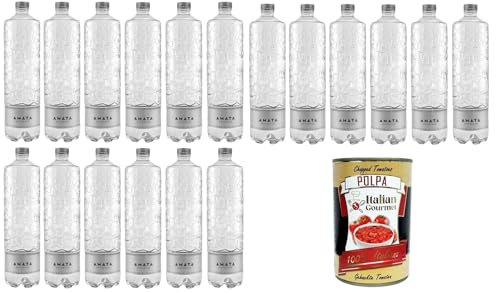 Amata- Acqua Minerale Naturale Natürliches Mineralwasser Special Edition 18x1lt + Italian Gourmet polpa 400g Amata- Acqua Minerale Naturale Natürliches Mineralwasser Special Edition 18x1lt + Italian Gourmet polpa 400g von Italian Gourmet E.R.