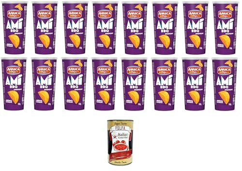 Amica Chips AMI' Crunchy BBQ 16x 100gr + Italian Gourmet polpa 400g Amica Chips AMI' Crunchy BBQ 16x 100gr + Italian Gourmet polpa 400g von Italian Gourmet E.R.