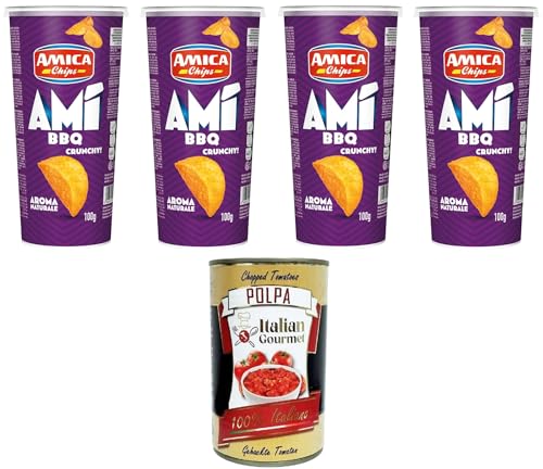 Amica Chips AMI' Crunchy BBQ 4x 100gr + Italian Gourmet polpa 400g Amica Chips AMI' Crunchy BBQ 4x 100gr + Italian Gourmet polpa 400g von Italian Gourmet E.R.