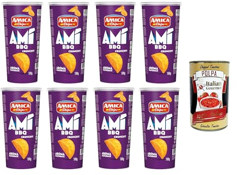 Amica Chips AMI' Crunchy BBQ 8x 100gr + Italian Gourmet polpa 400g Amica Chips AMI' Crunchy BBQ 8x 100gr + Italian Gourmet polpa 400g von Italian Gourmet E.R.