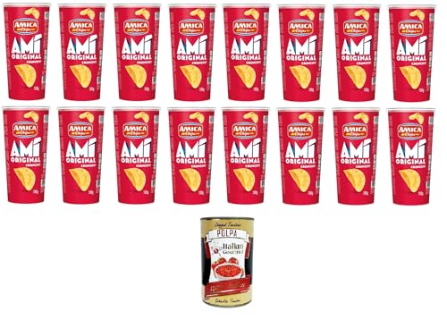 Amica Chips AMI' Crunchy Original 16x 100gr + Italian Gourmet polpa 400g Amica Chips AMI' Crunchy Original 16x 100gr + Italian Gourmet polpa 400g von Italian Gourmet E.R.