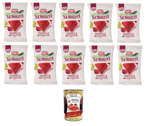 Amica Chips Señorita Tortilla mit Rote Bete 10x170 g+ Italian Gourmet polpa 400g Amica Chips Señorita Tortilla mit Rote Bete 10x170 g+ Italian Gourmet polpa 400g von Italian Gourmet E.R.