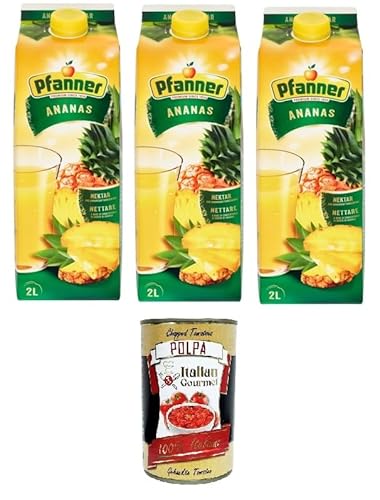 Ananas Nettare da Concentrato Ananasnektar aus Konzentrat 3x 2lt + Italian Gourmet polpa 400g Ananas Nettare da Concentrato Ananasnektar aus Konzentrat 3x 2lt + Italian Gourmet polpa 400g von Italian Gourmet E.R.