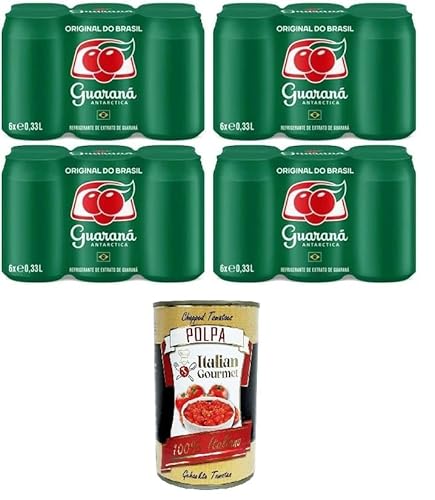 Antarctica Guarana Original do Brasil Original Guarana aus Brasilien Erfrischungsgetränk mit unvergesslichem Geschmack 24x33cl +Italian Gourmet polpa 400g Antarctica Guarana Original do Brasil Original Guarana aus Brasilien Erfrischungsgetränk mit unvergesslichem Geschmack 24x33cl +Italian Gourmet polpa 400g von Italian Gourmet E.R.