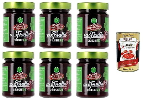 Apicoltura Casentinese marmellata Solo Frutta Ciliege Nur Fruchtkirschen 6x295gr + Italian Gourmet Polpa di Pomodoro 400g Apicoltura Casentinese marmellata Solo Frutta Ciliege Nur Fruchtkirschen 6x295gr + Italian Gourmet Polpa di Pomodoro 400g von Italian Gourmet E.R.