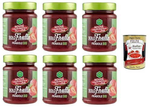 Apicoltura Casentinese marmellata Solo Frutta Fragole Nur Erdbeer-Fruchtmarmelade 6x295 g+ Italian Gourmet Polpa di Pomodoro 400g Apicoltura Casentinese marmellata Solo Frutta Fragole Nur Erdbeer-Fruchtmarmelade 6x295 g+ Italian Gourmet Polpa di Pomodoro 400g von Italian Gourmet E.R.