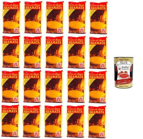Ardani- Farina per Polenta Bramata Mehl für Polenta Bramata 20x1kg+ Italian Gourmet polpa 400g Ardani- Farina per Polenta Bramata Mehl für Polenta Bramata 20x1kg+ Italian Gourmet polpa 400g von Italian Gourmet E.R.