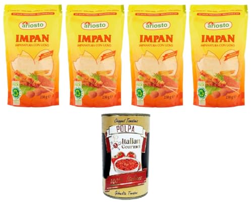 Ariosto Impan Impanatura con Uovo Impan-Panade mit Ei 4x230 g+ Italian Gourmet polpa 400g Ariosto Impan Impanatura con Uovo Impan-Panade mit Ei 4x230 g+ Italian Gourmet polpa 400g von Italian Gourmet E.R.