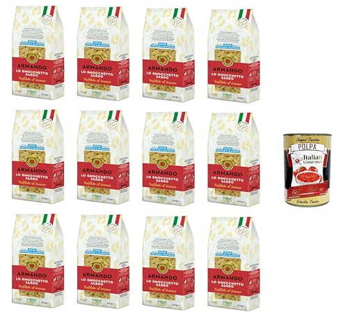 Armando Lo Gnocchetto Sardo, Trafilato al bronzo Der Sardo Gnocchetto, aus Bronze gezogen 12x500gr + Italian Gourmet polpa 400g Armando Lo Gnocchetto Sardo, Trafilato al bronzo Der Sardo Gnocchetto, aus Bronze gezogen 12x500gr + Italian Gourmet polpa 400g von Italian Gourmet E.R.