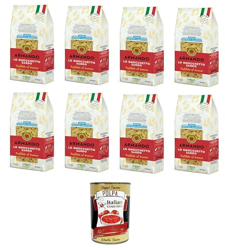 Armando Lo Gnocchetto Sardo, Trafilato al bronzo Der Sardo Gnocchetto, aus Bronze gezogen 8x500gr + Italian Gourmet polpa 400g Armando Lo Gnocchetto Sardo, Trafilato al bronzo Der Sardo Gnocchetto, aus Bronze gezogen 8x500gr + Italian Gourmet polpa 400g von Italian Gourmet E.R.