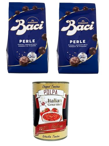 Baci Perugina PERLE kleine Freuden mit einzigartigem Geschmack 2x 154gr + Italian Gourmet polpa 400g Baci Perugina PERLE kleine Freuden mit einzigartigem Geschmack 2x 154gr + Italian Gourmet polpa 400g von Italian Gourmet E.R.