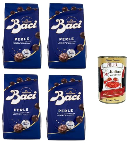 Baci Perugina PERLE kleine Freuden mit einzigartigem Geschmack 4x 154gr + Italian Gourmet polpa 400g Baci Perugina PERLE kleine Freuden mit einzigartigem Geschmack 4x 154gr + Italian Gourmet polpa 400g von Italian Gourmet E.R.