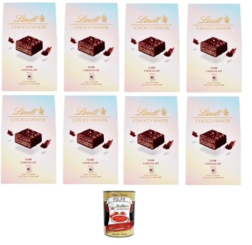 Bag Choco Wafer Dunkle Schokolade Knusprige Pralinen, einzeln verpackte Pralinen 8x130g+ Italian Gourmet polpa 400g Bag Choco Wafer Dunkle Schokolade Knusprige Pralinen, einzeln verpackte Pralinen 8x130g+ Italian Gourmet polpa 400g von Italian Gourmet E.R.