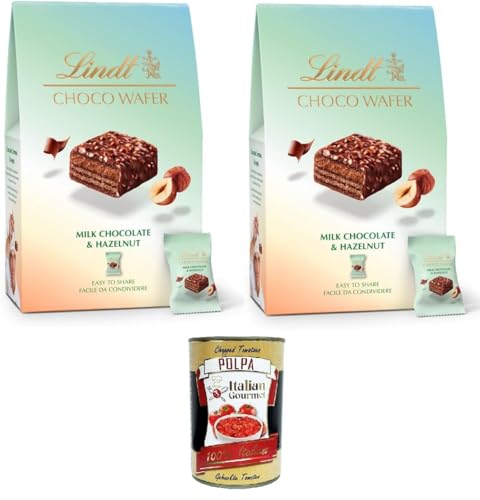 Bag Choco Wafer Haselnüsse Knusprige Milchpralinen mit Haselnuss und Gianduja, einzeln verpackt 2x135g+ Italian Gourmet polpa 400g Bag Choco Wafer Haselnüsse Knusprige Milchpralinen mit Haselnuss und Gianduja, einzeln verpackt 2x135g+ Italian Gourmet polpa 400g von Italian Gourmet E.R.