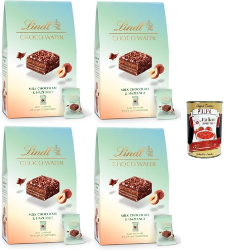 Bag Choco Wafer Haselnüsse Knusprige Milchpralinen mit Haselnuss und Gianduja, einzeln verpackt 4x135g+ Italian Gourmet polpa 400g Bag Choco Wafer Haselnüsse Knusprige Milchpralinen mit Haselnuss und Gianduja, einzeln verpackt 4x135g+ Italian Gourmet polpa 400g von Italian Gourmet E.R.