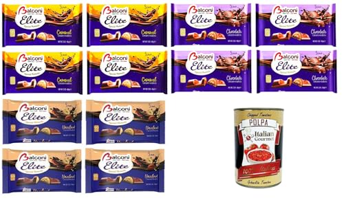 Balconi Elite Special Moments Testpaket Chocolate,Halzenut,Karamel cream Wafers 16x 86gr + Italian Gourmet polpa 400g Balconi Elite Special Moments Testpaket Chocolate,Halzenut,Karamel cream Wafers 16x 86gr + Italian Gourmet polpa 400g von Italian Gourmet E.R.