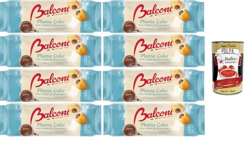 Balconi Plume Cake con Cuore di Cioccolato Plume Cake mit Schokoladenherz 8x 190gr + Italian Gourmet Polpa 400g Balconi Plume Cake con Cuore di Cioccolato Plume Cake mit Schokoladenherz 8x 190gr + Italian Gourmet Polpa 400g von Italian Gourmet E.R.
