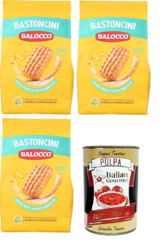 Balocco Bastoncini Kekse zum Frühstück 3x 350g biscuits cookies kuchen + Italian Gourmet polpa 400g Balocco Bastoncini Kekse zum Frühstück 3x 350g biscuits cookies kuchen + Italian Gourmet polpa 400g von Italian Gourmet E.R.