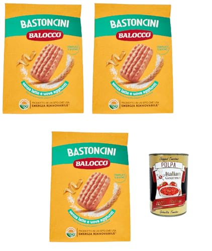 Balocco Bastoncini Kekse zum Frühstück 3x 700g biscuits cookies kuchen + Italian Gourmet polpa 400g Balocco Bastoncini Kekse zum Frühstück 3x 700g biscuits cookies kuchen + Italian Gourmet polpa 400g von Italian Gourmet E.R.