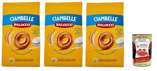 Balocco Ciambelle Kekse zum Frühstück 3x 350g biscuits cookies kuchen + Italian Gourmet polpa 400g Balocco Ciambelle Kekse zum Frühstück 3x 350g biscuits cookies kuchen + Italian Gourmet polpa 400g von Italian Gourmet E.R.