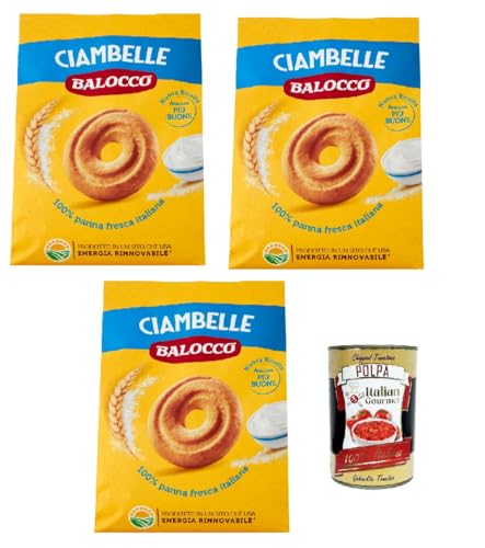 Balocco Ciambelle Kekse zum Frühstück 3x 700g biscuits cookies kuchen + Italian Gourmet polpa 400g Balocco Ciambelle Kekse zum Frühstück 3x 700g biscuits cookies kuchen + Italian Gourmet polpa 400g von Italian Gourmet E.R.