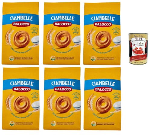 Balocco Ciambelle Kekse zum Frühstück 6x 350g biscuits cookies kuchen + Italian Gourmet polpa 400g Balocco Ciambelle Kekse zum Frühstück 6x 350g biscuits cookies kuchen + Italian Gourmet polpa 400g von Italian Gourmet E.R.