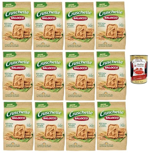 Balocco Cruschelle Biscotti con farina integrale e zucchero di canna Kekse mit Vollkornmehl und braunem Zucker biscuits cookies 100% Italienische Kekse 12x 350g + Italian Gourmet polpa 400g Balocco Cruschelle Biscotti con farina integrale e zucchero di canna Kekse mit Vollkornmehl und braunem Zucker biscuits cookies 100% Italienische Kekse 12x 350g + Italian Gourmet polpa 400g von Italian Gourmet E.R.