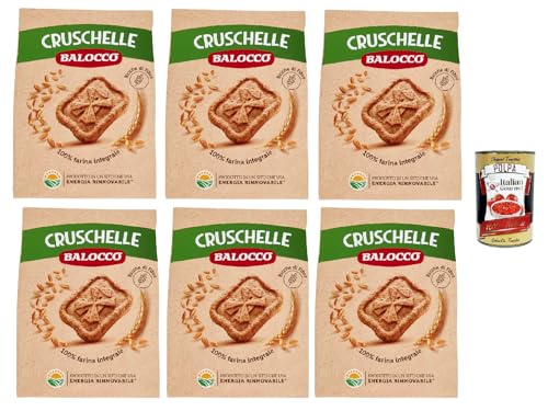 Balocco Cruschelle Biscotti con farina integrale e zucchero di canna Kekse mit Vollkornmehl und braunem Zucker biscuits cookies 100% Italienische Kekse 6x 700g + Italian Gourmet polpa 400g Balocco Cruschelle Biscotti con farina integrale e zucchero di canna Kekse mit Vollkornmehl und braunem Zucker biscuits cookies 100% Italienische Kekse 6x 700g + Italian Gourmet polpa 400g von Italian Gourmet E.R.