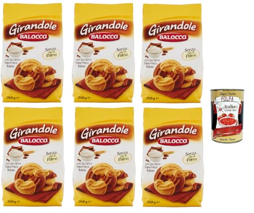 Balocco Girandole kekse mit Schokolade und Sahne 6x 350g biscuits cookies + Italian Gourmet polpa 400g Balocco Girandole kekse mit Schokolade und Sahne 6x 350g biscuits cookies + Italian Gourmet polpa 400g von Italian Gourmet E.R.
