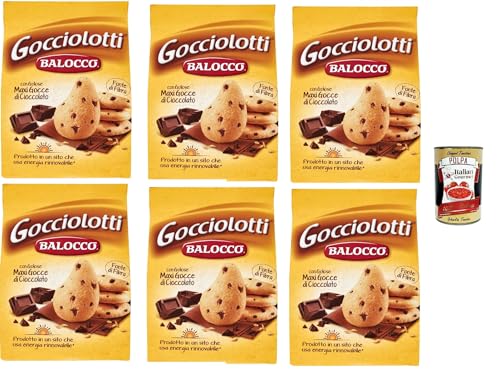 Balocco Gocciolotti Biscotti con gocce di cioccolato Kekse mit Schokoladenstückchen biscuits cookies 100% Italienische Kekse 6x 700g + Italian Gourmet polpa 400g Balocco Gocciolotti Biscotti con gocce di cioccolato Kekse mit Schokoladenstückchen biscuits cookies 100% Italienische Kekse 6x 700g + Italian Gourmet polpa 400g von Italian Gourmet E.R.