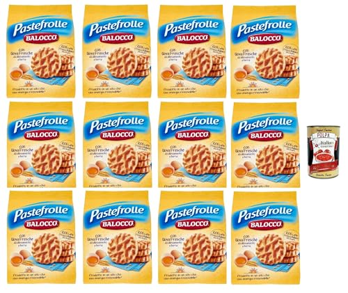 Balocco Pastefrolle Biscotti con latte italiano e uova fresche Kekse mit italienischer Milch und frischen Eiern biscuits cookies 100% Italienische Kekse 12x 350g + Italian Gourmet polpa 400g Balocco Pastefrolle Biscotti con latte italiano e uova fresche Kekse mit italienischer Milch und frischen Eiern biscuits cookies 100% Italienische Kekse 12x 350g + Italian Gourmet polpa 400g von Italian Gourmet E.R.
