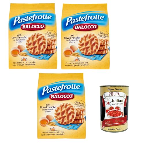 Balocco Pastefrolle Biscotti con latte italiano e uova fresche Kekse mit italienischer Milch und frischen Eiern biscuits cookies 100% Italienische Kekse 3x 700g + Italian Gourmet polpa 400g Balocco Pastefrolle Biscotti con latte italiano e uova fresche Kekse mit italienischer Milch und frischen Eiern biscuits cookies 100% Italienische Kekse 3x 700g + Italian Gourmet polpa 400g von Italian Gourmet E.R.