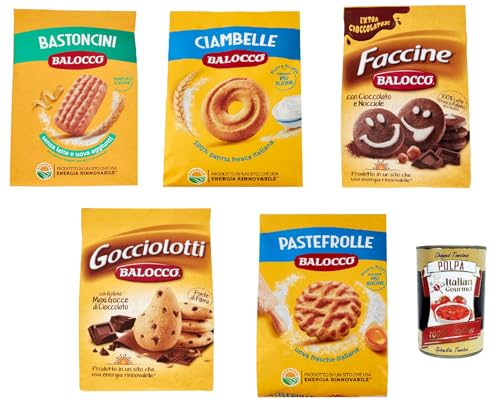 Balocco Testpaket Kekse zum Frühstück 5x 700g biscuits cookies kuchen + Italian Gourmet polpa 400g Balocco Testpaket Kekse zum Frühstück 5x 700g biscuits cookies kuchen + Italian Gourmet polpa 400g von Italian Gourmet E.R.