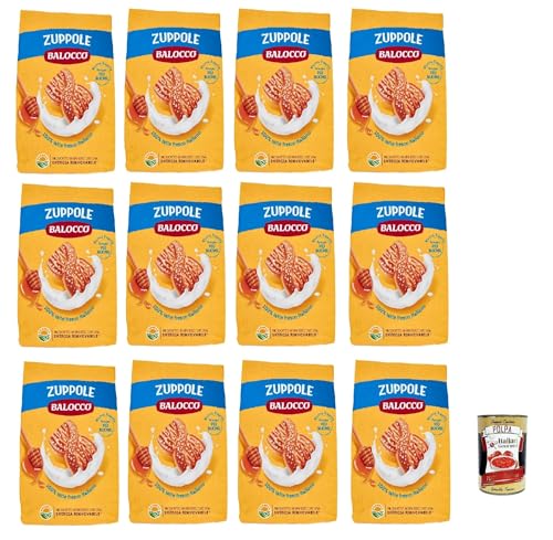 Balocco Zuppole Kekse zum Frühstück, Kekse mit 100% italienischer Milch 12x 350g biscuits cookies kuchen + Italian Gourmet polpa 400g Balocco Zuppole Kekse zum Frühstück, Kekse mit 100% italienischer Milch 12x 350g biscuits cookies kuchen + Italian Gourmet polpa 400g von Italian Gourmet E.R.