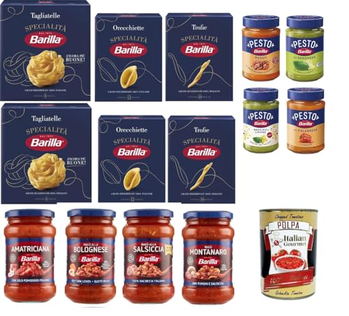 - Box Pasta, Pesto und Saucen für Ihre Speisekammer 14 Stück+ Italian Gourmet polpa 400g - Box Pasta, Pesto und Saucen für Ihre Speisekammer 14 Stück+ Italian Gourmet polpa 400g von Italian Gourmet E.R.