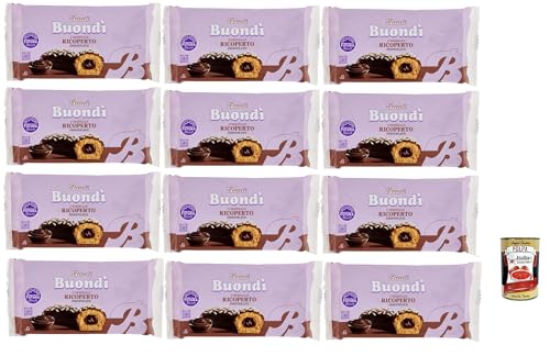Bauli, Buondì Ricoperto al Cioccolato, Kuchen Süßer Snack Backwaren mit Schokoladenfüllung 12x 276g + Italian Gourmet polpa 400g Bauli, Buondì Ricoperto al Cioccolato, Kuchen Süßer Snack Backwaren mit Schokoladenfüllung 12x 276g + Italian Gourmet polpa 400g von Italian Gourmet E.R.