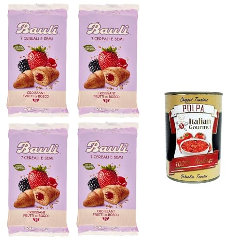 Bauli 7 Cereali e Semi Croissant Frutti di Bosco 7 Getreide und Samen Croissantbeeren 4x270gr+ Italian Gourmet polpa 400g Bauli 7 Cereali e Semi Croissant Frutti di Bosco 7 Getreide und Samen Croissantbeeren 4x270gr+ Italian Gourmet polpa 400g von Italian Gourmet E.R.