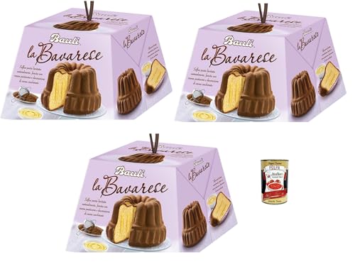 Bauli Bavarese con Crema Pasticcera e Decorazione di Cacao Zuccherato, Pudding und zuckerhaltiger Kakaodekoration 3x 700 g + Italian Gourmet polpa 400g Bauli Bavarese con Crema Pasticcera e Decorazione di Cacao Zuccherato, Pudding und zuckerhaltiger Kakaodekoration 3x 700 g + Italian Gourmet polpa 400g von Italian Gourmet E.R.