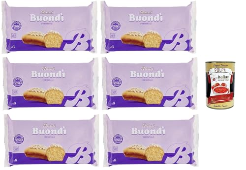 Bauli Buondì Classico, Snacks gebackener Kuchen mit Zuckerguss -30% von Fetten 6x 198g leichtes Frühstück + Italian Gourmet polpa 400g Bauli Buondì Classico, Snacks gebackener Kuchen mit Zuckerguss -30% von Fetten 6x 198g leichtes Frühstück + Italian Gourmet polpa 400g von Italian Gourmet E.R.